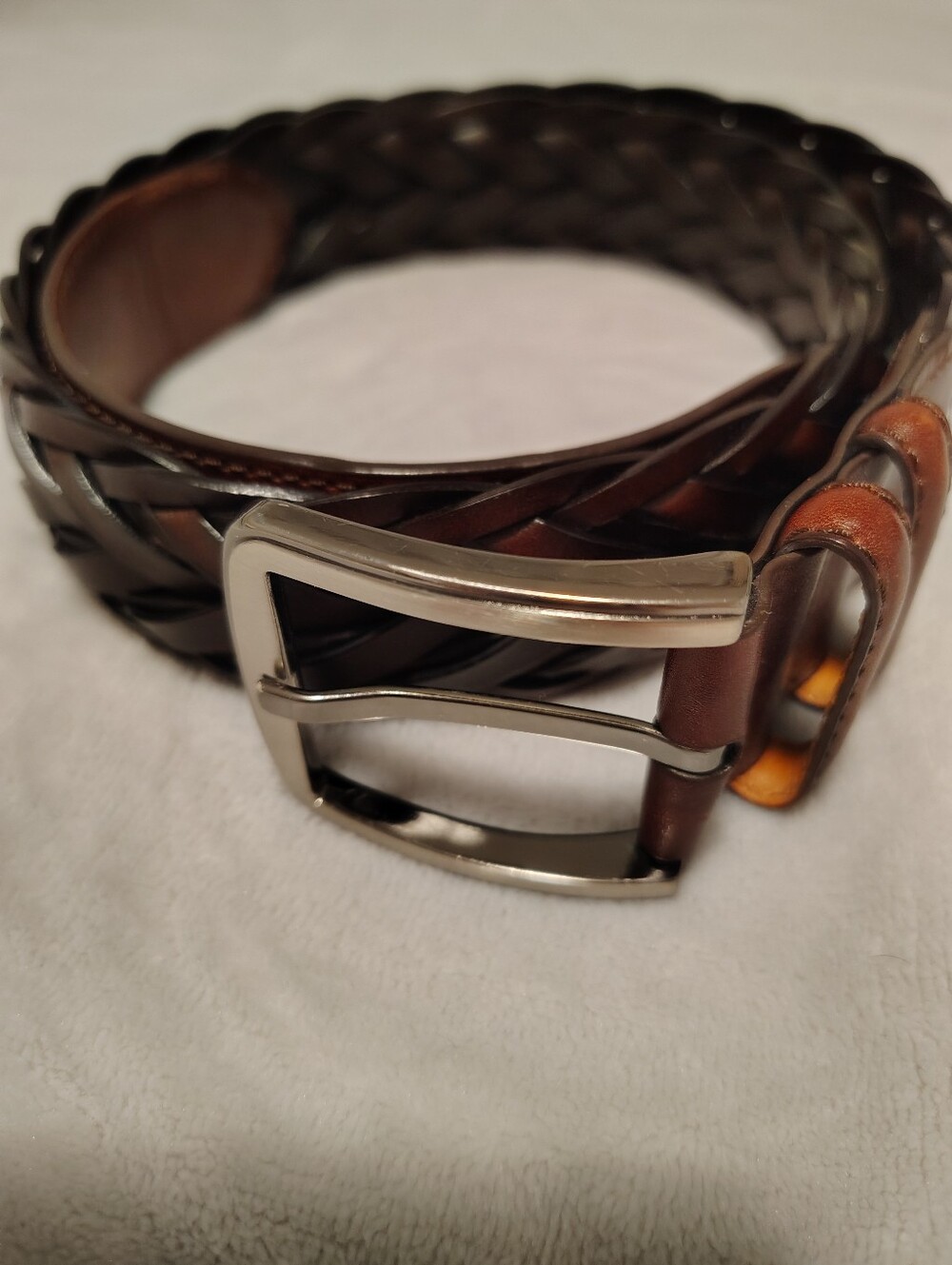 MAGNANNI Men’s Leather Belt – Size 34